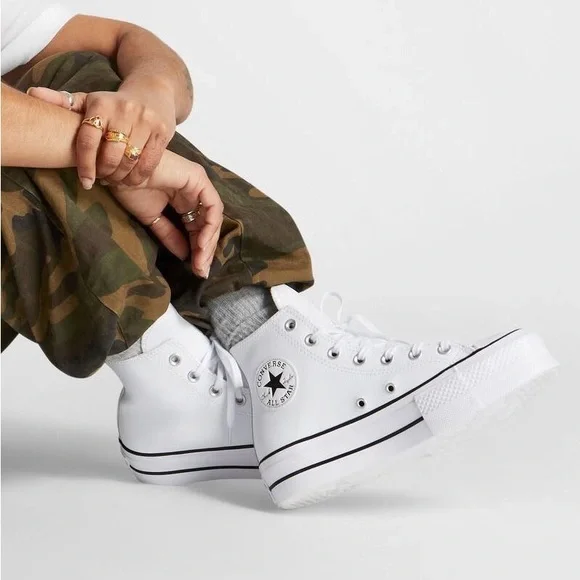 Converse Shoes Converse Women All Star Platform Hi Leather